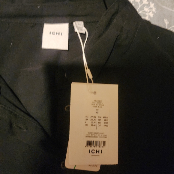 Elegant Black Mini Shirt Dress - Picture 3 of 3